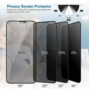 محافظ صفحه نمایش شیشه ای Full Cover ALFA Anti Static Privacy مدل Samsung Galaxy A51 / A52 / A53 / M31s / S20 fe (بدون پک)