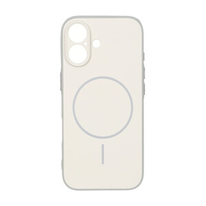 قاب Soft طرح مگ سیف محافظ لنزدار Apple iPhone 17 - کرم