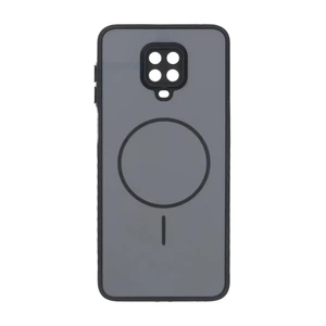 قاب Soft طرح مگ سیف محافظ لنزدار Xiaomi Redmi Note 9S / Redmi Note 9 Pro / Redmi Note 9 Pro Max - خاکستری