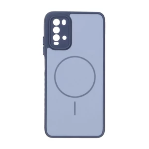 قاب Soft طرح مگ سیف محافظ لنزدار Xiaomi Poco M3 / Redmi 9T 4G - آبی
