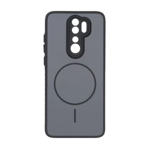 قاب Soft طرح مگ سیف محافظ لنزدار Xiaomi Redmi Note 8 Pro - خاکستری