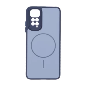 قاب Soft طرح مگ سیف محافظ لنزدار Xiaomi Redmi Note 11 4G / Redmi Note 11S - آبی