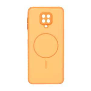 قاب Soft طرح مگ سیف محافظ لنزدار Xiaomi Redmi Note 9S / Redmi Note 9 Pro / Redmi Note 9 Pro Max - نارنجی