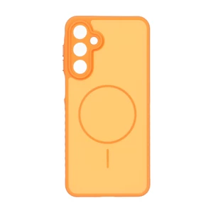 قاب Soft طرح مگ سیف محافظ لنزدار Samsung Galaxy A16 - نارنجی