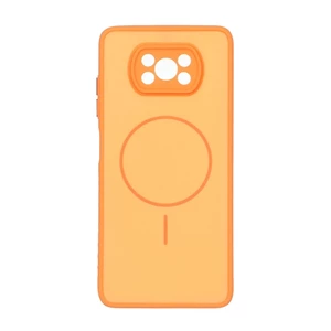قاب Soft طرح مگ سیف محافظ لنزدار Xiaomi Poco X3 / Poco X3 Pro / Poco X3 NFC - نارنجی