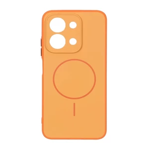 قاب Soft طرح مگ سیف محافظ لنزدار Xiaomi Redmi 15C / Poco C85 - نارنجی