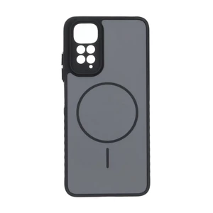 قاب Soft طرح مگ سیف محافظ لنزدار Xiaomi Redmi Note 11 4G / Redmi Note 11S - خاکستری