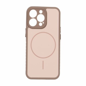 قاب Soft طرح مگ سیف محافظ لنزدار Apple iPhone 13 Pro - صحرایی