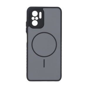 قاب Soft طرح مگ سیف محافظ لنزدار Xiaomi Redmi Note 10 4G / Redmi Note 10S / Poco M5S - مشکی