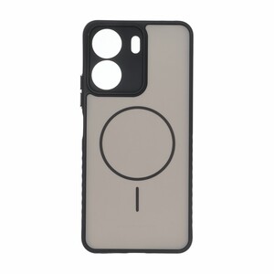 قاب Soft طرح مگ سیف محافظ لنزدار Xiaomi Redmi 13C / Poco C65 - مشکی