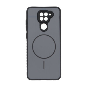 قاب Soft طرح مگ سیف محافظ لنزدار Xiaomi Redmi Note 9 / Redmi 10X 5G / Redmi 10X Pro 5G - مشکی