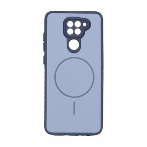 قاب Soft طرح مگ سیف محافظ لنزدار Xiaomi Redmi Note 9 / Redmi 10X 5G / Redmi 10X Pro 5G - آبی