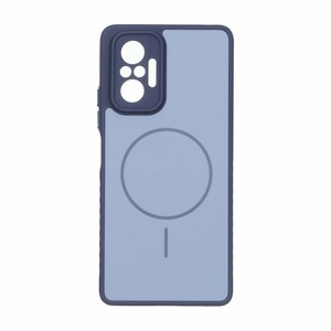 قاب Soft طرح مگ سیف محافظ لنزدار Xiaomi Redmi Note 10 Pro 4G / Redmi Note 10 Pro Max - آبی