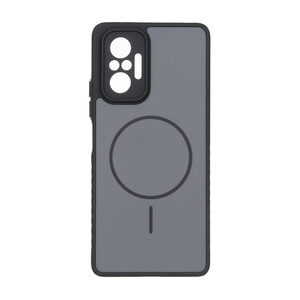 قاب Soft طرح مگ سیف محافظ لنزدار Xiaomi Redmi Note 10 Pro 4G / Redmi Note 10 Pro Max - مشکی