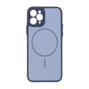 قاب Soft طرح مگ سیف محافظ لنزدار Apple iPhone 11 Pro - آبی