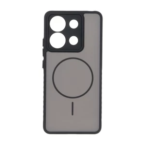 قاب Soft طرح مگ سیف محافظ لنزدار Xiaomi Redmi Note 13 4G - خاکستری