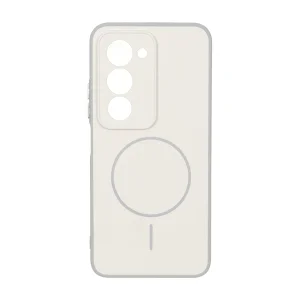 قاب Soft طرح مگ سیف محافظ لنزدار Xiaomi Redmi 15 4G - کرم