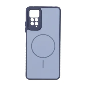 قاب Soft طرح مگ سیف محافظ لنزدار Xiaomi Redmi Note 12 Pro 4G / Redmi Note 11 Pro - آبی