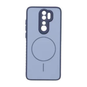 قاب Soft طرح مگ سیف محافظ لنزدار Xiaomi Redmi Note 8 Pro - آبی