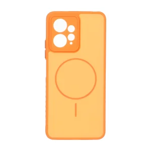 قاب Soft طرح مگ سیف محافظ لنزدار Xiaomi Redmi Note 14S / Note 13 Pro 4G / Poco M6 Pro 4G - نارنجی