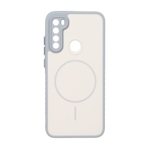 قاب Soft طرح مگ سیف محافظ لنزدار Xiaomi Redmi Note 8 - کرم