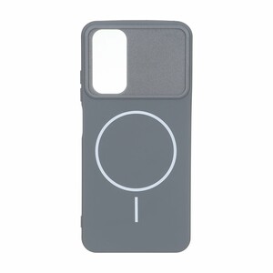 قاب طرح مگ سیف دور لنز Texture مدل Xiaomi Redmi Note 12S / Xiaomi Redmi Note 11 4G / Redmi Note 11S - خاکستری