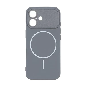 قاب طرح مگ سیف دور لنز Texture مدل Apple iPhone 16 - خاکستری
