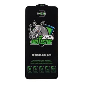 محافظ صفحه نمایش شیشه ای Full Cover Kezen Anti Static Big Edge مدل Xiaomi Redmi 12 / Redmi 13X / Redmi 13 4G / Poco M6 Pro 5G / Poco M6 4G