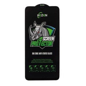 محافظ صفحه نمایش شیشه ای Full Cover Kezen Anti Static Big Edge مدل Samsung Galaxy A15 / A25 / A24 / M34 / F34