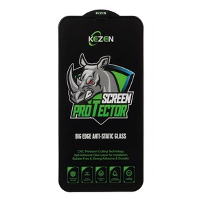محافظ صفحه نمایش شیشه ای Full Cover Kezen Anti Static Big Edge مدل Apple iPhone 11 / iPhone XR