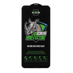 محافظ صفحه نمایش شیشه ای Full Cover Kezen Anti Static Big Edge مدل Xiaomi Redmi Note 8 / Redmi 8 / Redmi 8a
