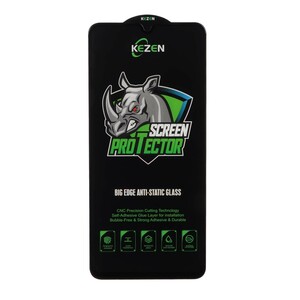 محافظ صفحه نمایش شیشه ای Full Cover Kezen Anti Static Big Edge مدل Xiaomi Redmi 14C / Poco C75 /  Poco C71 / Redmi A5 / Redmi A3 Pro / Redmi A4