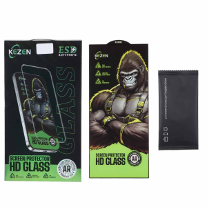 محافظ صفحه نمایش شیشه ای Full Cover Kezen Anti Static ESD مدل Samsung Galaxy S24 Ultra (پک دار)