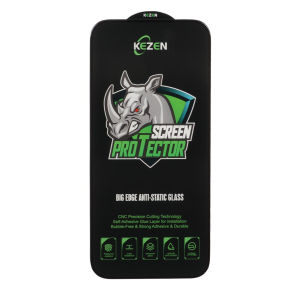 محافظ صفحه نمایش شیشه ای Full Cover Kezen Anti Static Big Edge مدل Samsung Galaxy A34