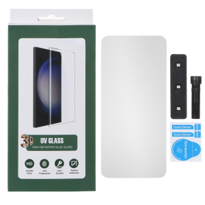 محافظ صفحه نمایش شیشه ای UV 3D Glass مدل Samsung Galaxy S22 Plus (پک دار)