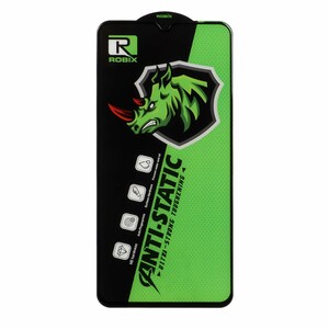 محافظ صفحه نمایش شیشه ای Full Cover Robix Anti Static ESD مدل Xiaomi Redmi Note 8 Pro / Poco M3 / Redmi 9T / Note 9 4G