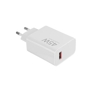 شارژر دیواری فست سرکارتنی تک پورت Xiaomi مدل MDY-17-EF 45W - سفید - DST (گارانتی شش ماهه)