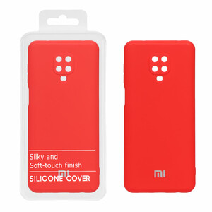 قاب نیو سیلیکون محافظ لنزدار RFF مدل Xiaomi Redmi Note 9S / Redmi Note 9 Pro / Redmi Note 9 Pro Max - قرمز (پک دار)