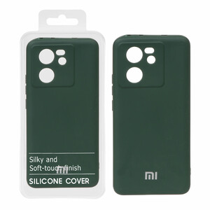 قاب نیو سیلیکون محافظ لنزدار RFF مدل Xiaomi Mi 13t / 13t Pro - سبز تیره (پک دار)