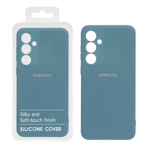 قاب نیو سیلیکون محافظ لنزدار RFF مدل Samsung S23 FE - آبی فیلی (پک دار)