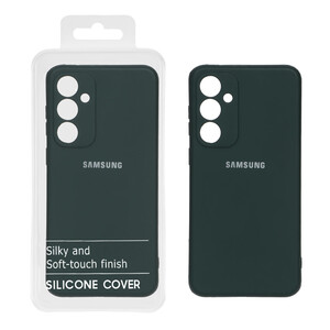 قاب نیو سیلیکون محافظ لنزدار RFF مدل Samsung S23 FE - سبز تیره (پک دار)