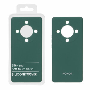 قاب نیو سیلیکون محافظ لنزدار RFF مدل Honor X9a - سبز (پک دار)
