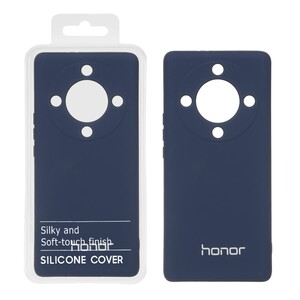 قاب نیو سیلیکون محافظ لنزدار RFF مدل Honor X9a - سرمه ای (پک دار)