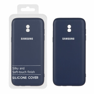 قاب نیو سیلیکون محافظ لنزدار RFF مدل Samsung Galaxy J5 Pro / J530 - سرمه ای (پک دار)