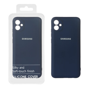 قاب نیو سیلیکون محافظ لنزدار RFF مدل Samsung Galaxy A04e / M04 / F04 - سرمه ای (پک دار)