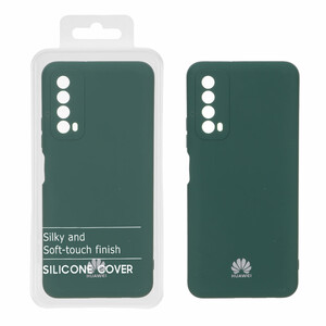 قاب نیو سیلیکون محافظ لنزدار RFF مدل Huawei Y7a - سبز (پک دار)