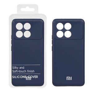 قاب نیو سیلیکون محافظ لنزدار RFF مدل Xiaomi Poco F6 Pro - سرمه ای (پک دار)