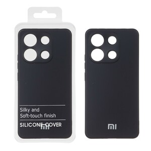 قاب نیو سیلیکون محافظ لنزدار RFF مدل Xiaomi Redmi Note 13 4G - سرمه ای تیره (پک دار)