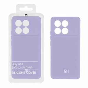 قاب نیو سیلیکون محافظ لنزدار RFF مدل Xiaomi Poco X6 Pro 5G - یاسی (پک دار)