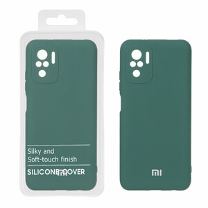 قاب نیو سیلیکون محافظ لنزدار RFF مدل Xiaomi Redmi Note 10 4G / Redmi Note 10S / Poco M5S - سبز (پک دار)